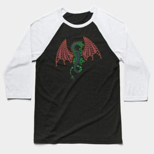 Jeweled Dragon Baseball T-Shirt